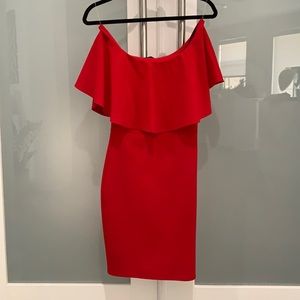 ❤️Red Hot off the shoulder Soprano dress. Size small.Perfect Valentine Dress💃🏼
